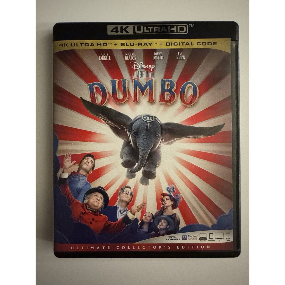 Dumbo‎ Blu-ray and 4K Ultra DVD Set, 2019 Disney